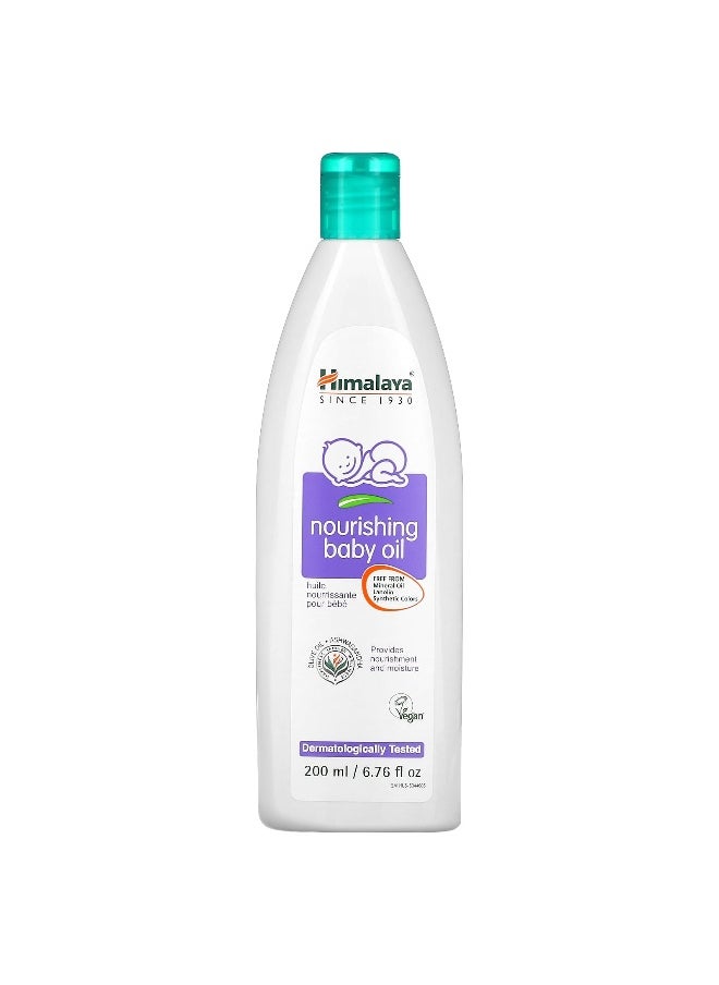 Himalaya Himalaya, Nourishing Baby Oil, 6.76 fl oz (200 ml)  - Image 1