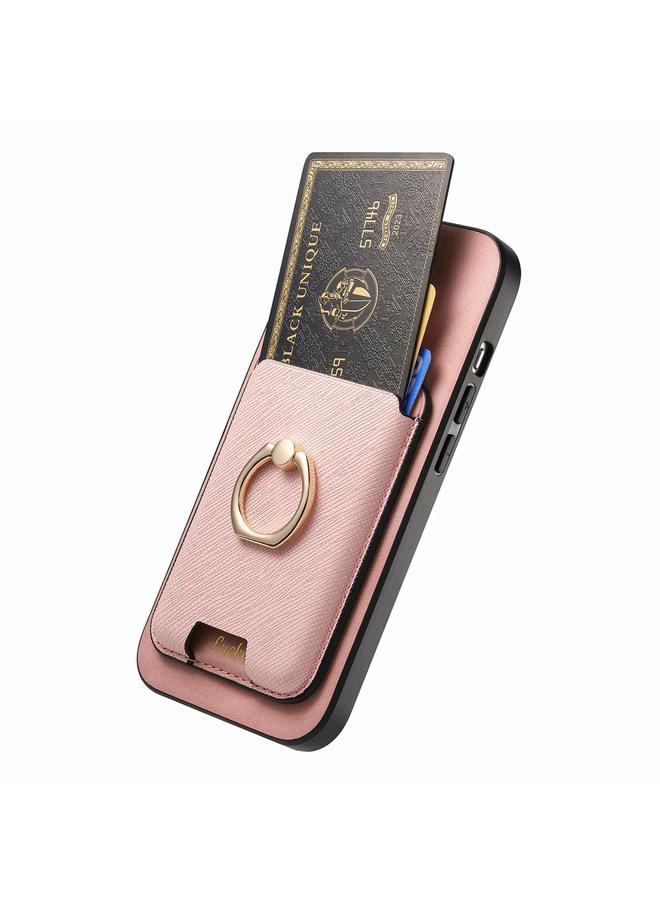 S-TOP Case For iPhone 12 Pro Max Retro Cross Leather Card Bag MagSafe Phone Case - Image 3