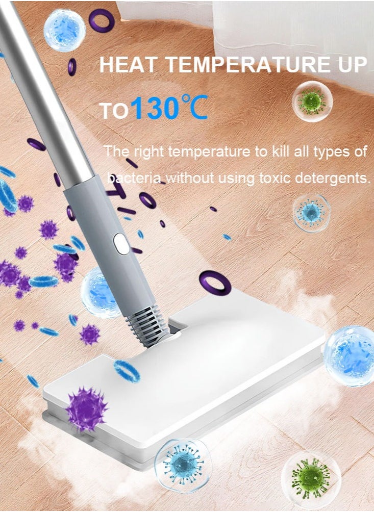 Joshberg Steam Mop for Floor Cleaning with Detachable Handheld Steamer with 6-in-1 Multi-function Attachments Steam Cleaner for Hardwood Floors, Clothes,Windows,Furniture,Carpet Cleaning  - Image 4