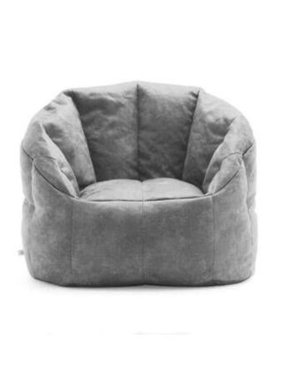chir Bean Bag Puff Waterproof Gray