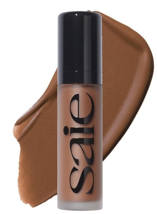 Saie Dew Bronze Soft-Focus Effortless Liquid Bronzer - Spritz - light-medium to tan with neutral undertones, .4 oz / 12ml - Image 1