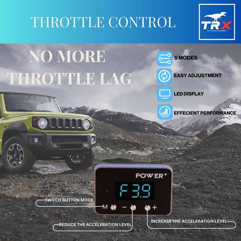  تي ار اكس اوتو وحدة تحكم في استجابة دواسة الوقود من TRX AUTO لسيارة Suzuki Jimny JB64/JB74 من 2019 إلى 2024 - Image 4