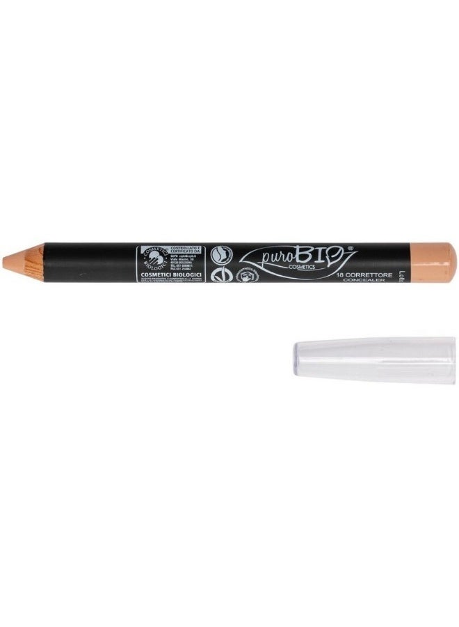 puroBio Concealer Pencil Bright Effect 18 Beige 2.3g - Image 1
