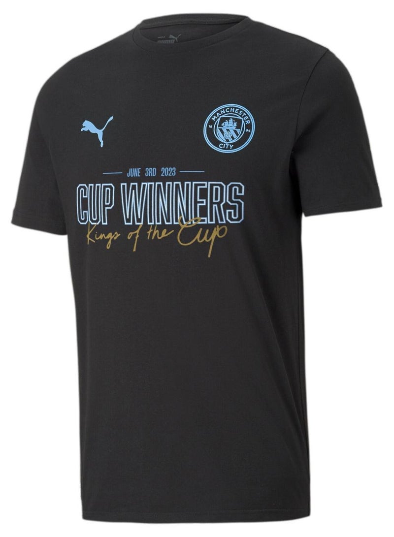 بوما تيشرت Manchester City 22/23 Domestic Cup Champions للشباب - Image 1