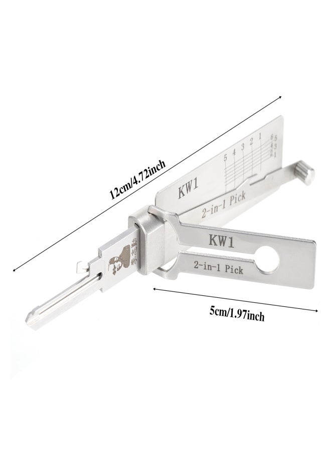 Aumotop KW1 Hook and Pick Set O-Ring Pick-up Kits Stainless Steel 2 In 1 Maintenance Repair Tool Kits for Car - Image 5