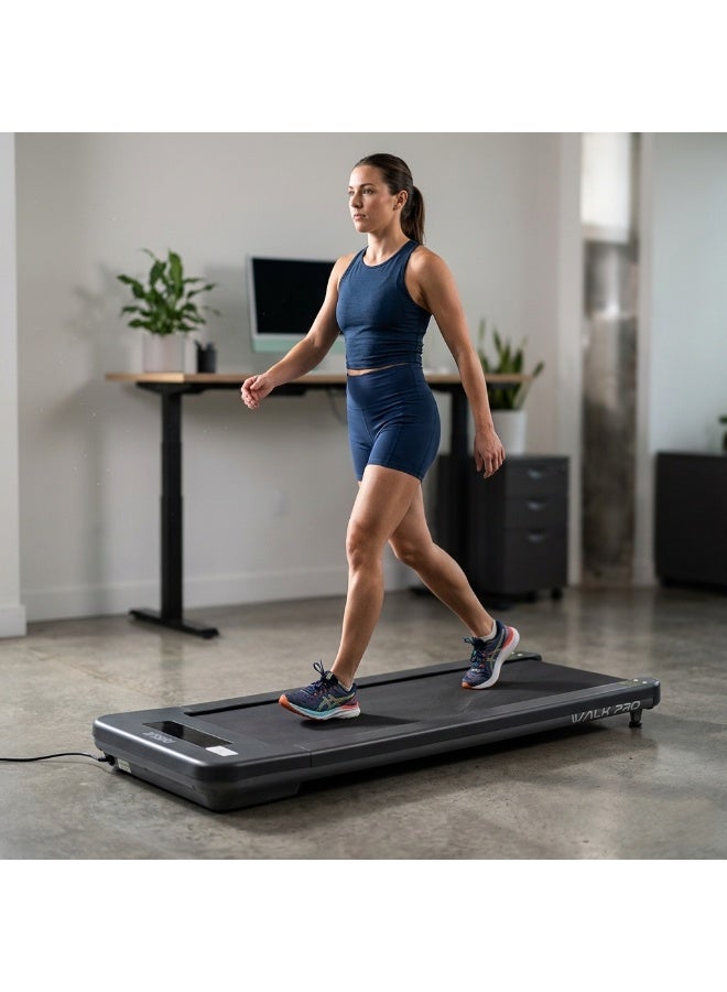 أكسوكس جهاز المشي Axox Fitness GlideWalk مع لوحة المشي ووحدة التحكم عن بعد | محرك هادئ بقوة 1.0 حصان | سرعة 0.5–6 كم/س | جهاز مشي صغير يوضع تحت المكتب | شاشة LCD | امتصاص الصدمات | لياقة منزلية ومكتبية - Image 3