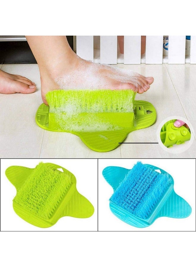 PARVY Bathroom Foot Leg Non Slip Anti Slip Foot Scrubber Cleaner Brush With Suction Cups Foot Care Cleaning Brush Shower Foot Cleaner Brush Foot Scrubber For Foot Cleaner (1pcs) (Multicolor) - Image 5