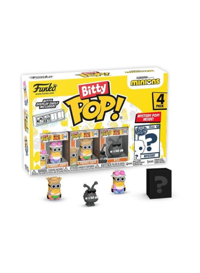 FUNKO Bitty Pop! Cartoon Animation: Minions - Young Gru 4pk