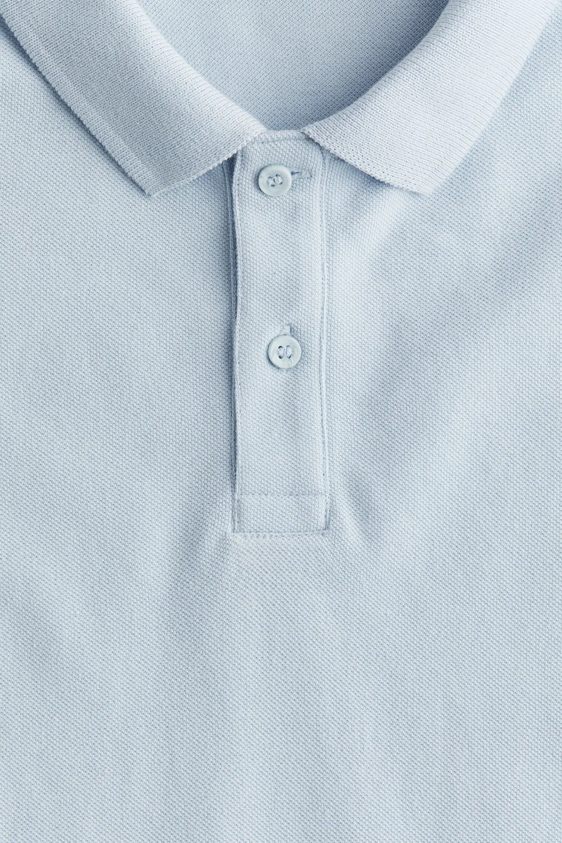 H&M Cotton piqué polo shirt