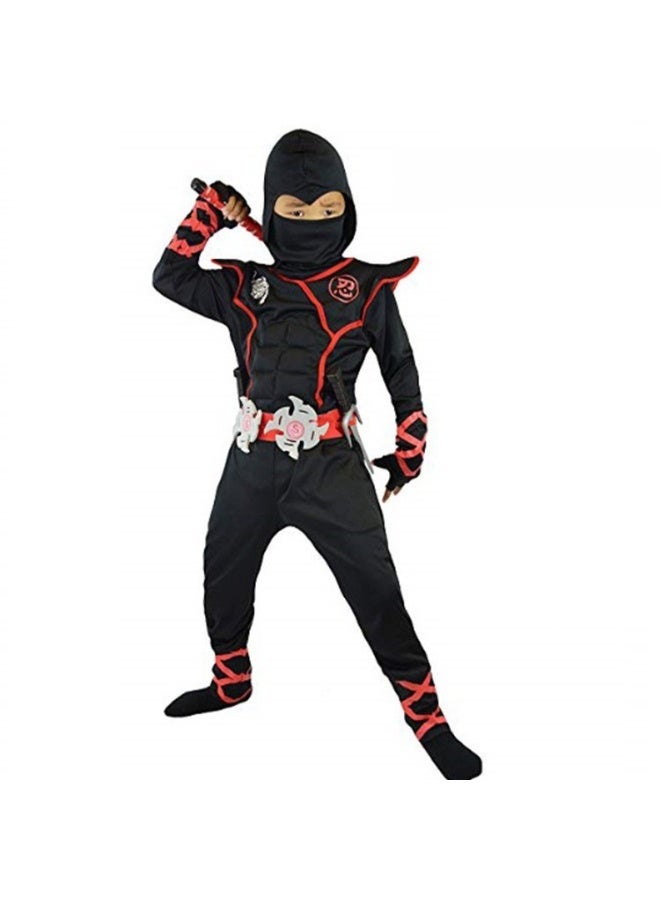 Children's Ninja Muscle Game Costume - Halloween Cosplay Dress-Up - Image 1