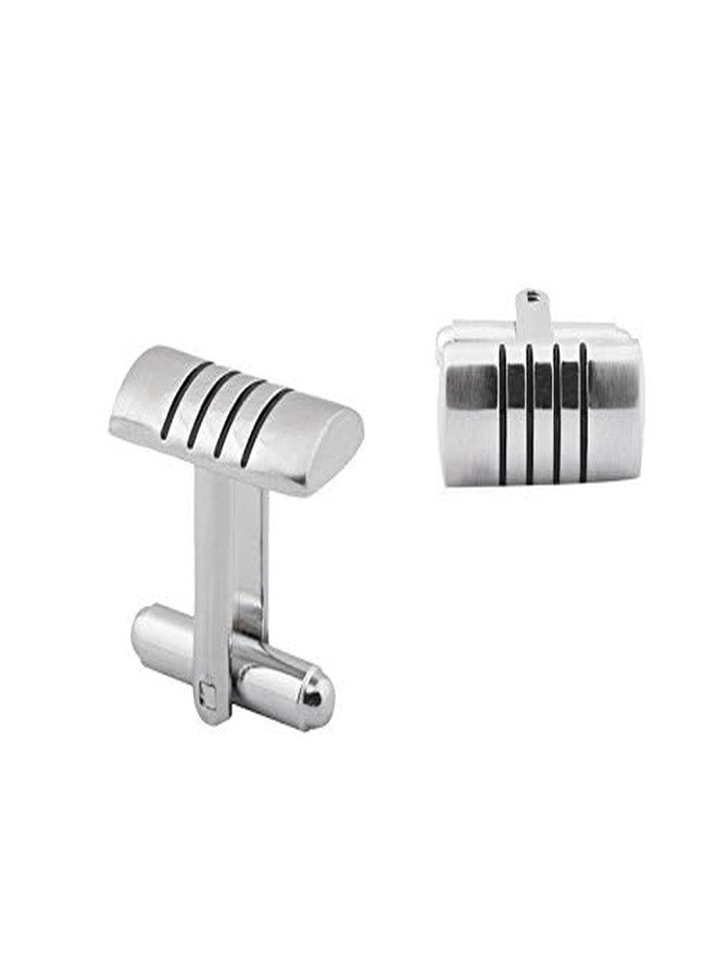 SELOME Cufflink For Men Classic Wedding Formal Shirt Sleeve Button Birthday Gift for Men Anniversary Gift for Husband Unique Cuff links Sleeve-Link For shirt, Suit, Blazer (3 lining) - Image 2
