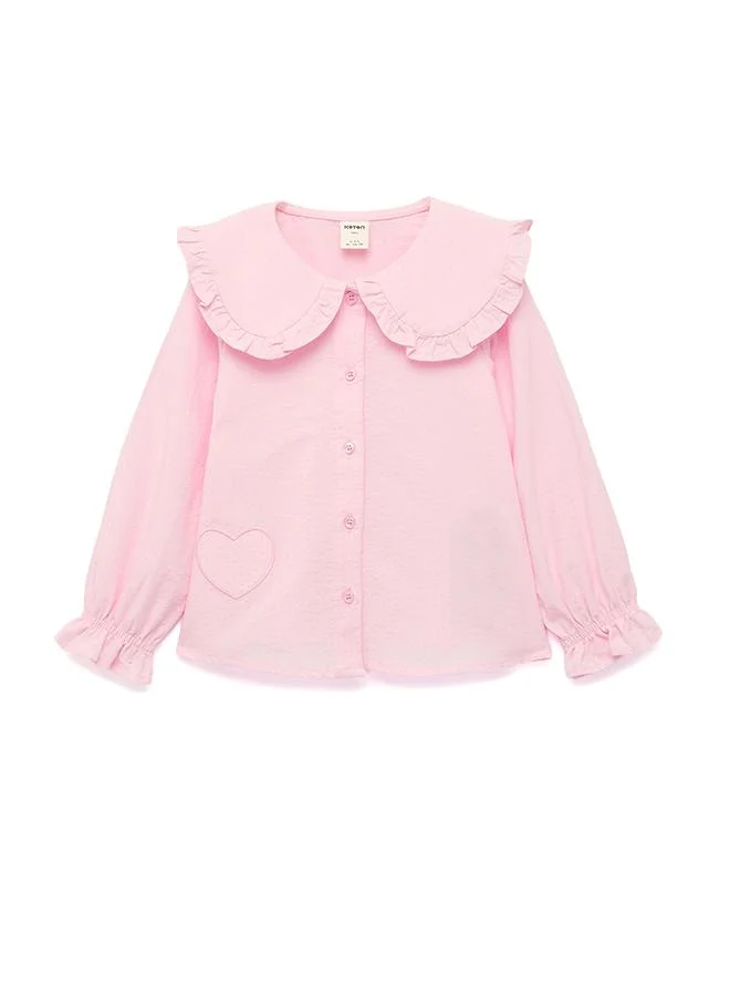 Koton  Peter Pan Neck Shirt for Women | Best Price UAE