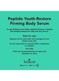 boscia boscia Peptide Youth-Restore Firming Body Serum - Vegan, Cruelty-Free & Natural Skin Care - Anti-Aging Body Serum with Niacinamide - Hypoallergenic & Dermatologist-Tested - For All Skin Types - 8.4 Oz  - Image 2