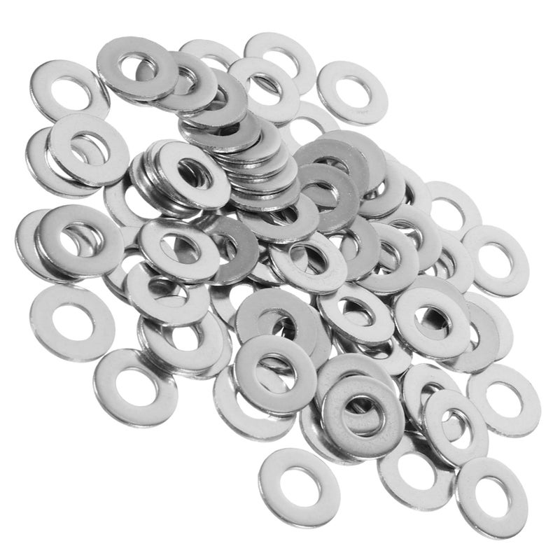 80 Pieces Stainless Steel Flat Washers Kit Wear Resistant for Bolts DIY Enthusiasts Professional Mechanics - Image 2