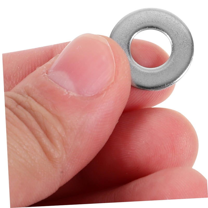 80 Pieces Stainless Steel Flat Washers Kit Wear Resistant for Bolts DIY Enthusiasts Professional Mechanics - Image 4