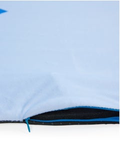 Sabr Luxury Padded Prayer Mat With Memory Foam Insert - Multan Inspired Design, Suede-Like Finish, Grippy Base, Comfortable Blue Prayer Rug (120x60 cm)  - Image 5