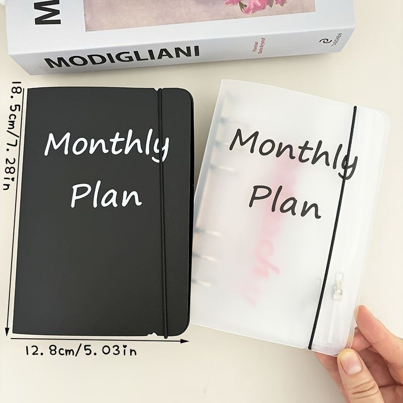 A6 Loose Leaf Pink Zipper Binder 12 Monthly Budget Envelope Bags For Cash Ticket Receipt Storage Organizer - Image 2