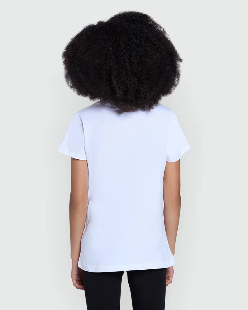 Ovs Girls’ Basic Tee In Bright White