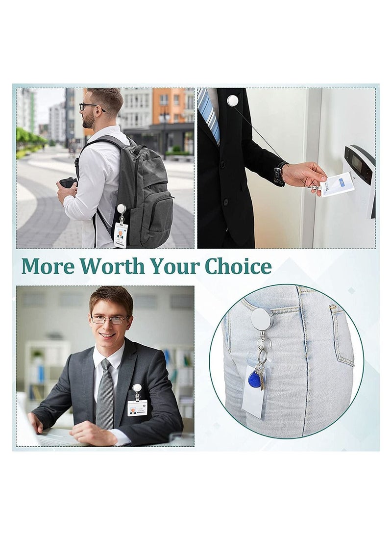 PRINTSHOP4ME Nurse Day Badge Reels Retractable-Durable Epoxy Coating And Tich Button Clip And Badge Buckle-Nursing Appreciation Gifts - Image 5