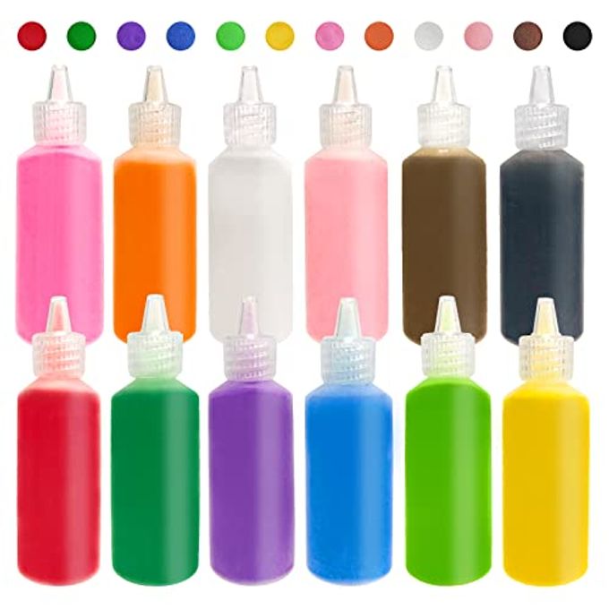Panxxsen 12 PCS Art Sand,1.25oz Bottles DIY Arts and Crafts Kit,Scenic Sands for Arts & Crafts,Terrarium Sands Play DIY Drawing Sandbox Wedding Sand for Decorations and Crafty Collection Sand Bottles - Image 1