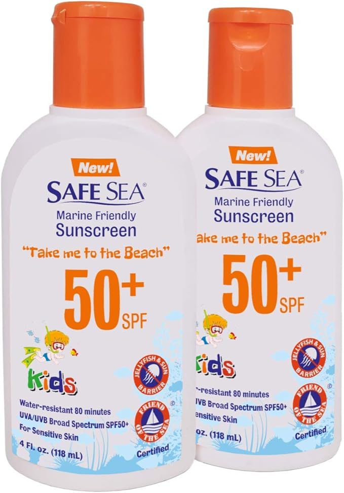 Safe Sea Antijellyfish Sting Protective Lotion for Kids SPF50 Jellyfish Sea Lice Prevention Sunscreen Kids1pack - Image 1