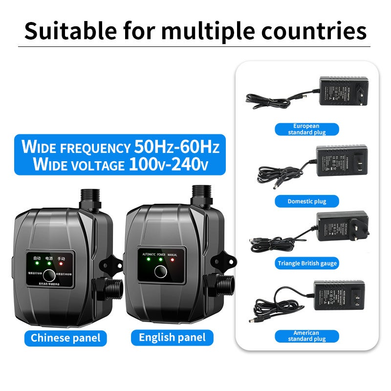 110V/220V Export Variable Frequency Fully Automatic Household Booster Pump 24V Small Water Heater Shower Tap Water Pump - Image 4