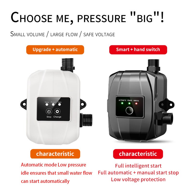 110V/220V Export Variable Frequency Fully Automatic Household Booster Pump 24V Small Water Heater Shower Tap Water Pump - Image 5