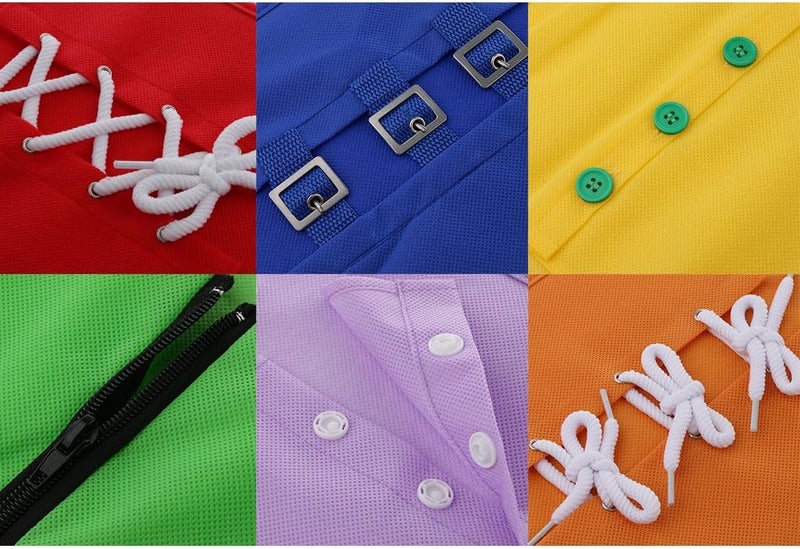 klarako Montessori Material Early Learning Basic Life Skills Learn to Dress Boards  Zip, Snap, Button, Buckle, 6 pcs/set, baby Preschool Toy - Image 2