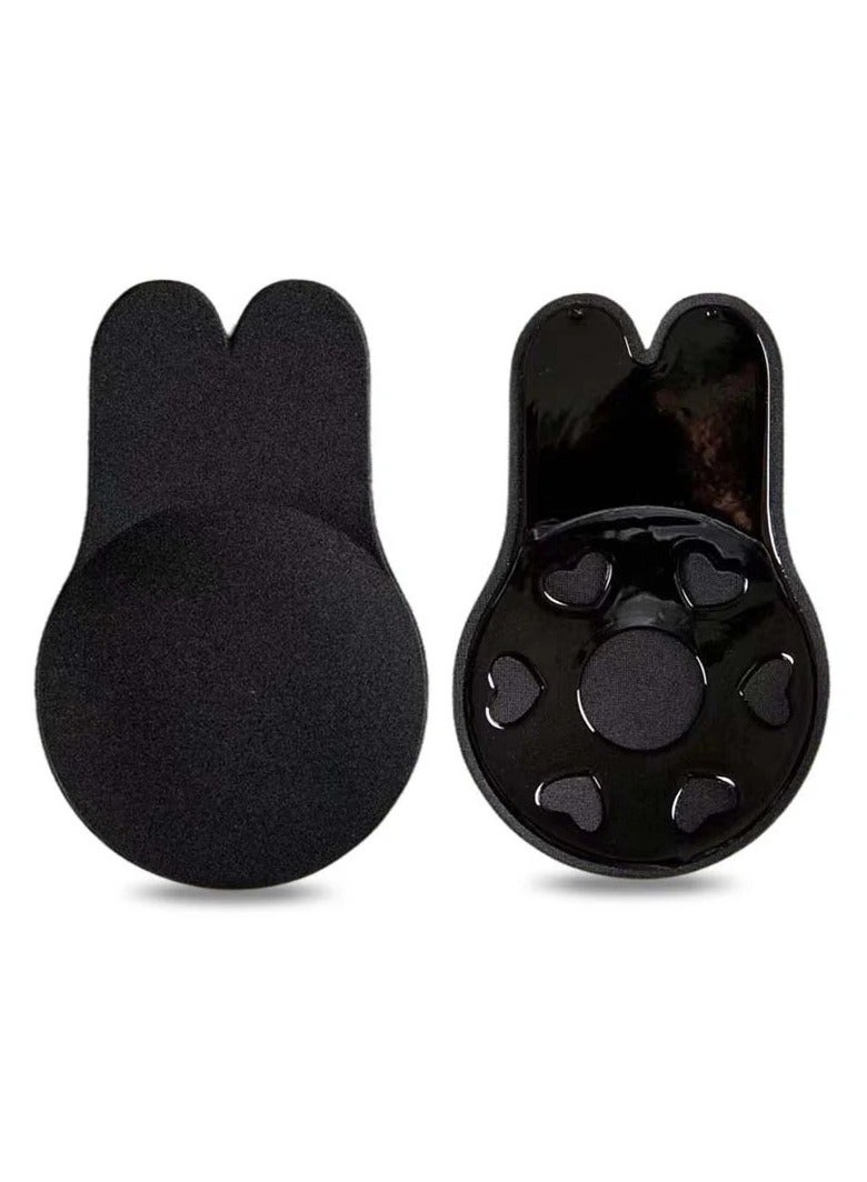 2 Pair Women Bra Sticky Bra Reusable Adhesive Strapless Backless Invisible Push Up Self Silicone Bra  - Image 2