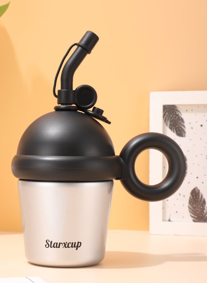 Starcup 600ml water bottle for kids and adults - you can also put tea/coffee/juice to rehydrate outdoors/home/school/office at any time - Image 1