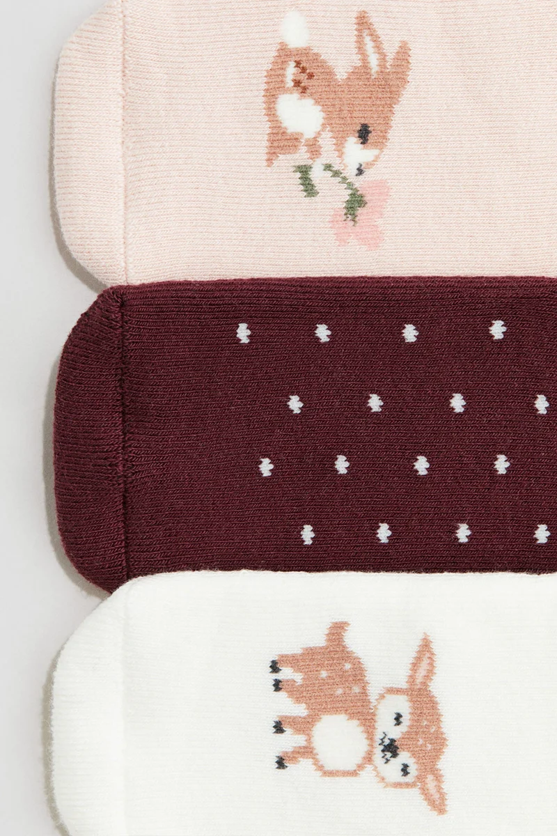 H&M 3-pack terry socks