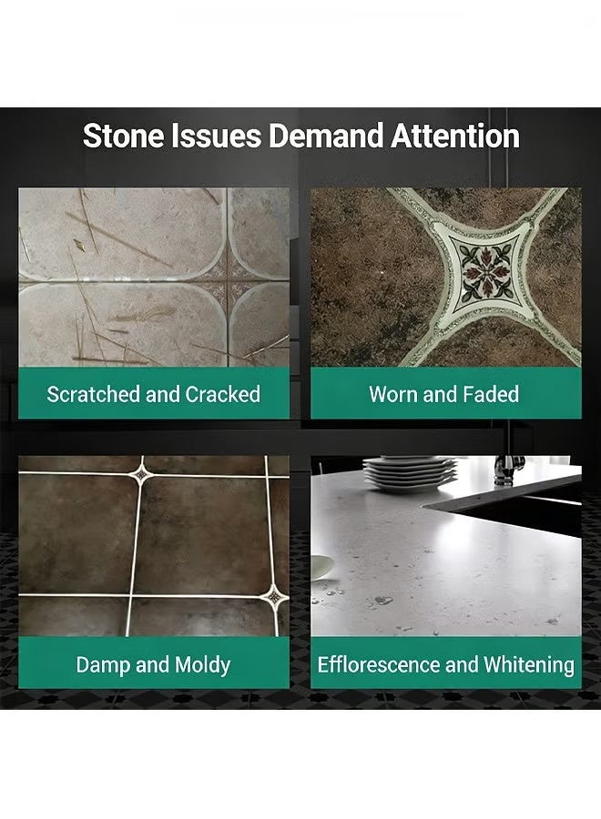 WILLIAM WEIR Stone Polishing Care Wax, Granite Cleaner and Polish, Quartz Countertop Cleaner, Marble Polish for Marble Furniture, Ceramic Tiles, Stone Floor, Stone Polish Protection 80g - Image 5