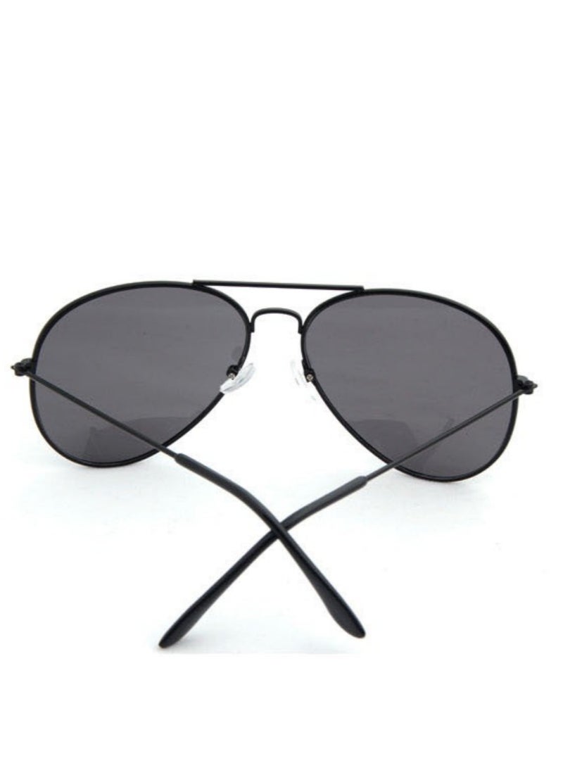 Generic Unisex Polarized Sunglasses Black Metal Frame Fashion UV Protection Shades  - Image 3