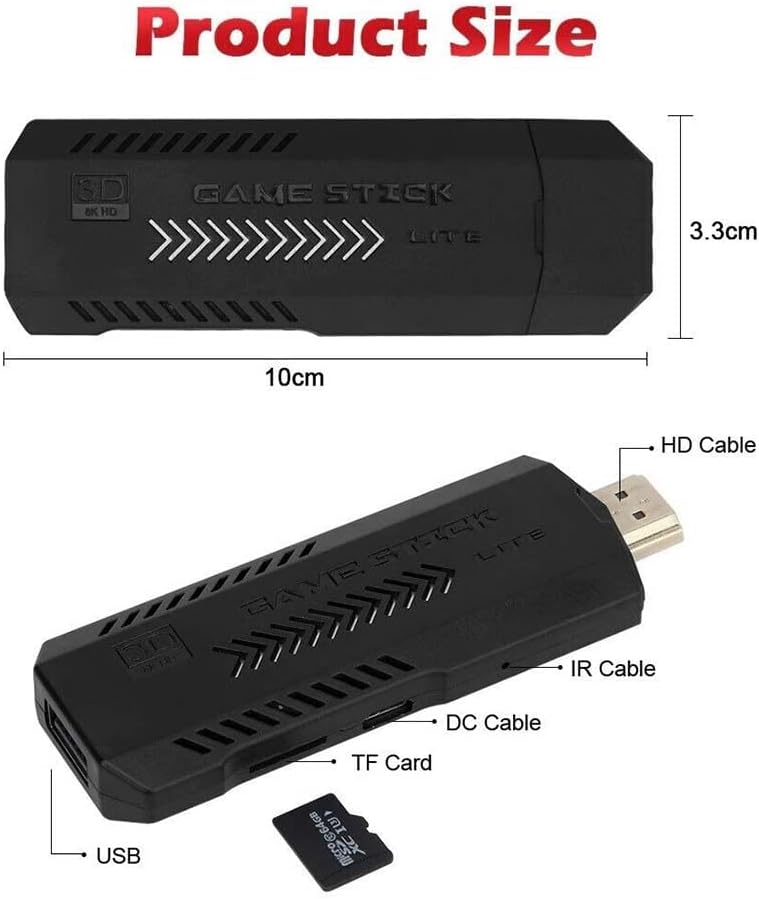 Retro game console, X2 Plus retro console, dual wireless control, over 40000 games, 128 GB - Image 5