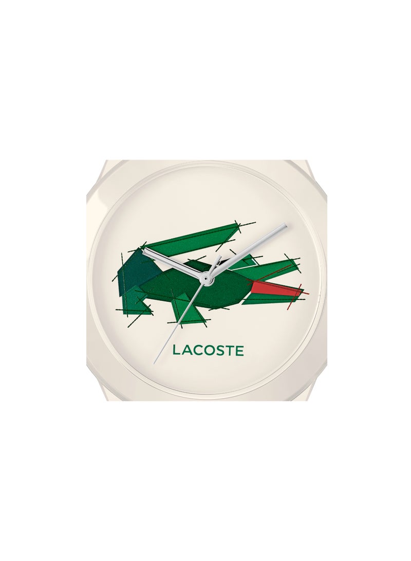LACOSTE ساعة يد نسائية دائرية أنالوج بحالة بيضاء - 2001404 - Image 5