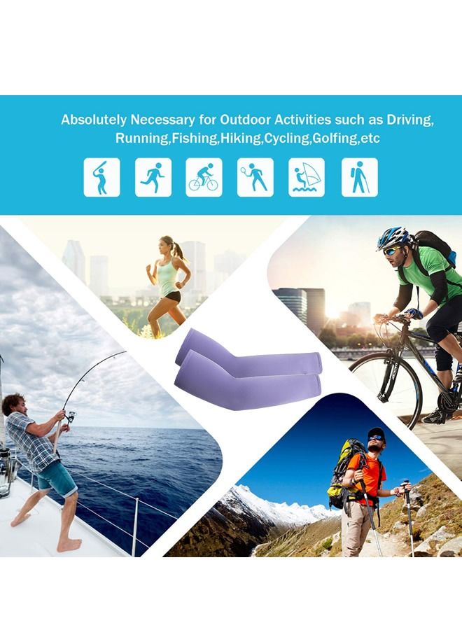 Pair of Long Gloves Scar Covering Arm Sleeve Ice Silk Sunscreen Arm Sleeve Sunscreen UV Protection - Image 3