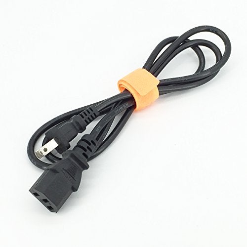 Pasow 50pcs Cable Ties Reusable Fastening Wire Organizer Cord Rope Holder 7 Inch (Orange) - Image 3