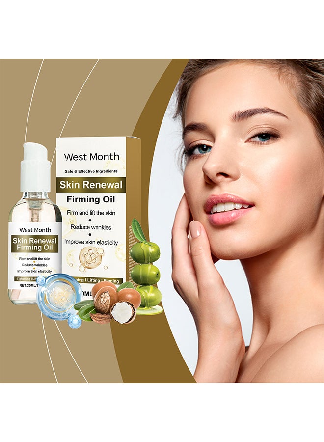 القمر الغربي زيت العناية بالبشرة في الشهر الغربي، زيت أساسي لشد وترطيب بشرة الجسم وتدليك الجسم اليومي - Image 2