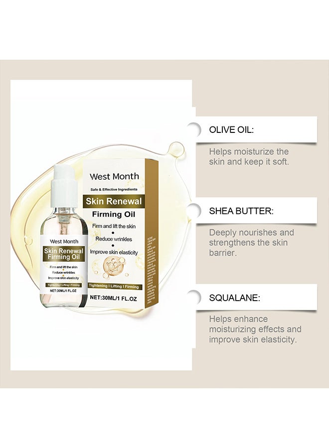 القمر الغربي زيت العناية بالبشرة في الشهر الغربي، زيت أساسي لشد وترطيب بشرة الجسم وتدليك الجسم اليومي - Image 3