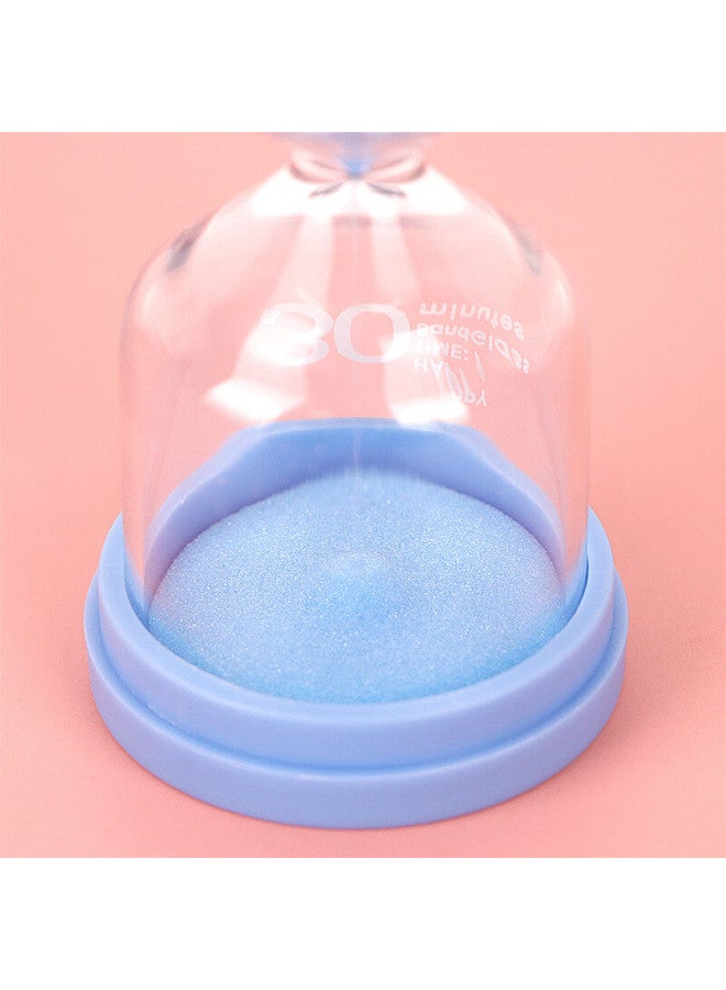 Extreme Space Jidukongjian Macaron Sandglass Ornament, 30-minute Timer, Kindergarten Gift, Creative Birthday Present, Blue - Image 3