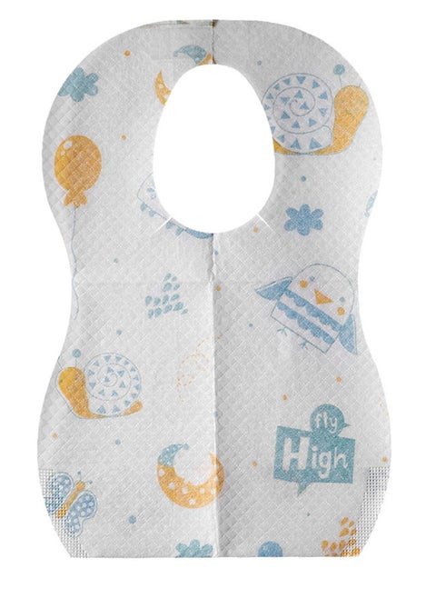 Pack Of 20 Disposable Baby Bibs - MulticolThe