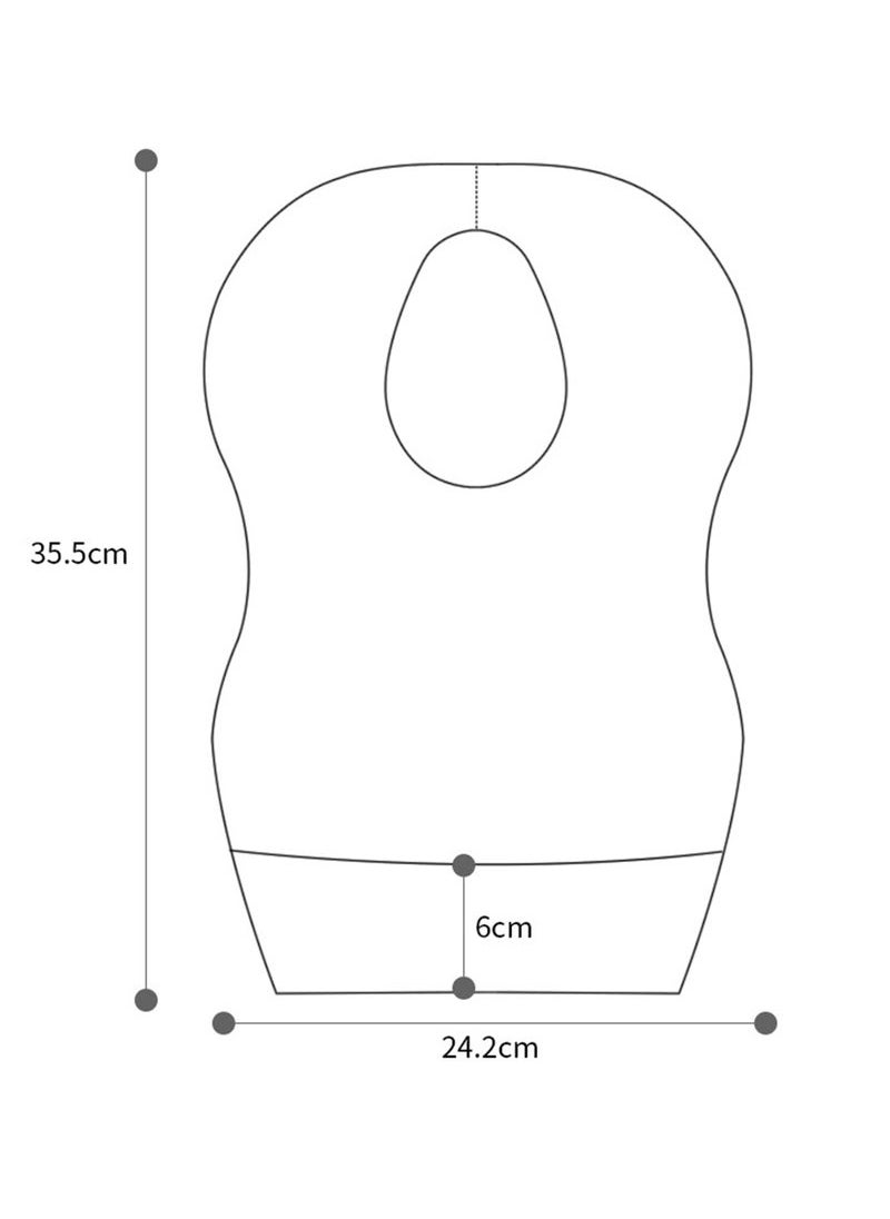 Pack Of 20 Disposable Baby Bibs - MulticolThe