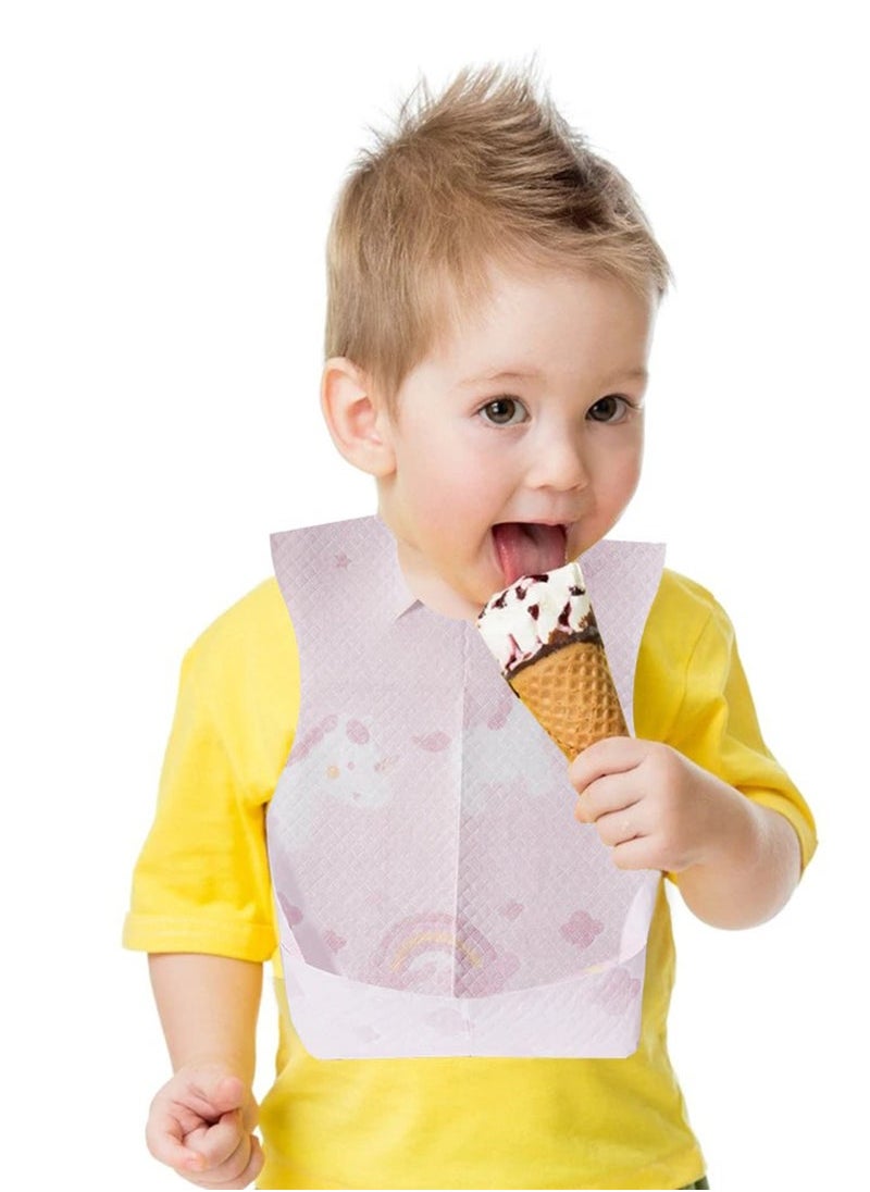 Pack Of 20 Disposable Baby Bibs - MulticolThe