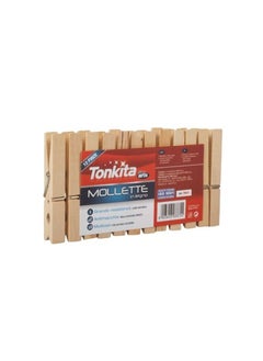 Tonkita Arix Tonkita Wooden Pegs Beige 12 PCS 