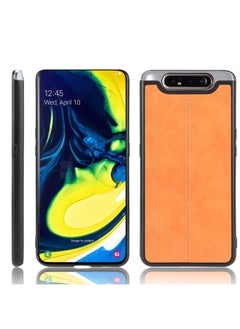 Zaboon Case For Galaxy A80/A90 Shockproof Sewing Cow Pattern Skin PC + PU + TPU Case  - Image 1