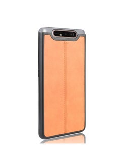 Zaboon Case For Galaxy A80/A90 Shockproof Sewing Cow Pattern Skin PC + PU + TPU Case  - Image 3