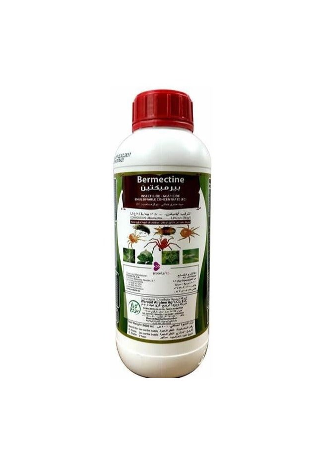 Generic Bermectine Abamectin 1.8% Agriculture Insecticide/Acaricide EC 1Ltr 