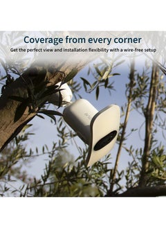 ARLO Pro 3 Floodlight Camera - Wireless Security, 2K Video & HDR, Color Night Vision, 2 Way Audio, Wire-Free, Direct to WiFi No Hub Needed, 160° View, Works with Alexa, White - FB1001  - Image 4
