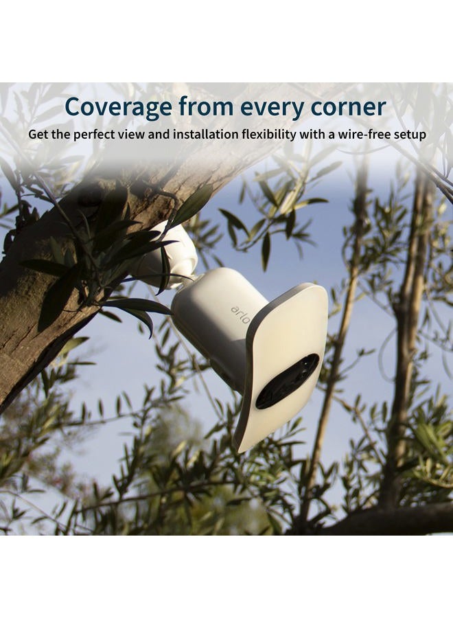 ARLO Pro 3 Floodlight Camera - Wireless Security, 2K Video & HDR, Color Night Vision, 2 Way Audio, Wire-Free, Direct to WiFi No Hub Needed, 160° View, Works with Alexa, White - FB1001 - Image 5