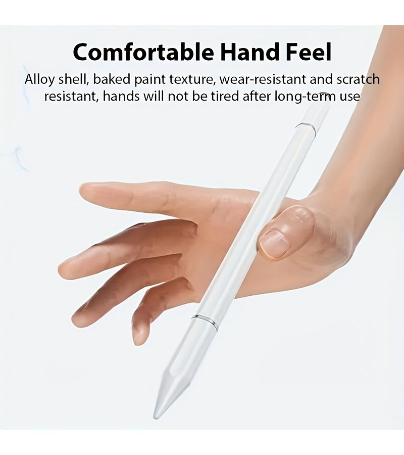 White 1 2pcs Smart Capacitive Stylus Pen for Tablet Smartphone Writing Drawing Sketching No Battery - Image 4